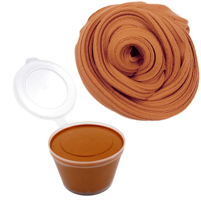 Coffee Solid Color Butter Slime Clay Toy Non Settling Stretchy Diy Craft Coffee Color With Accessories For Creative Play