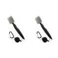 thumbnail image 3 of Ruiboury Golf Club Brush Portable Handheld Replacement Double-sided Ball Shoe Brushes Grey with Lid 2Set, 3 of 6