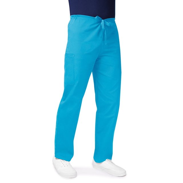Adar Universel Unisexe Sarraus - Pantalon de Sarrau à Jambe Fuselée avec Cordon