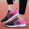 thumbnail image 2 of Kcodviy Femmes Maille Uni Antidérapant Espadrilles Compensées pour Femmes Chaussures à Lacets Espadrilles Espadrilles Décontractées Talons pour Femmes Chaussure Étudiante Chaussure de Course, 2 of 7