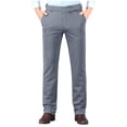 thumbnail image 5 of Pisexur Pantalon Habillé pour Homme Pantalon Chino Extensible Performance Ultime avec Taille Extensible, Pantalon pour Homme Résistant aux Plis Gris,29, 5 of 5