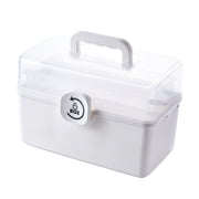 Lksixu Home First Aid Kit Hand Helds Emergency Box Small Box Large Capacity Box For Home Use Storage Bins Organizers and Storage