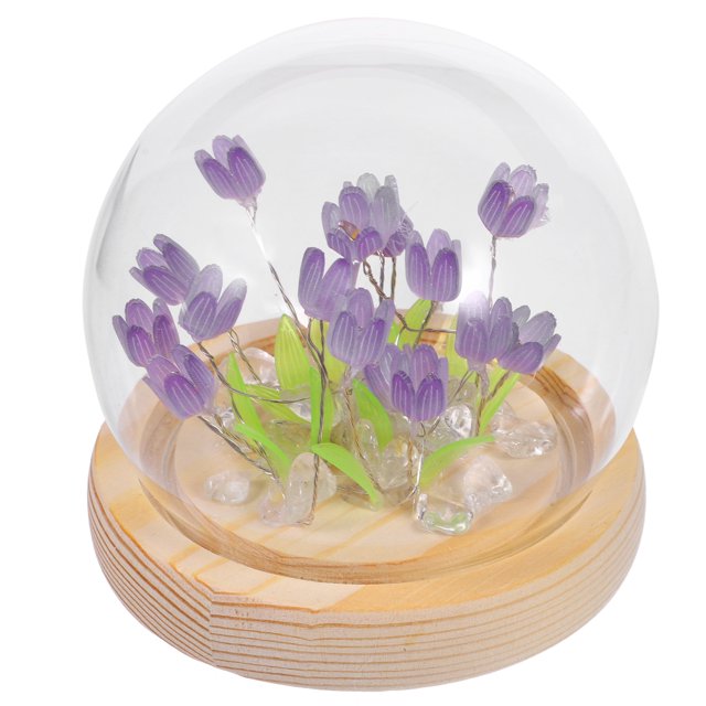 Miangastore 1 Set DIY Night Lamp Bedroom Tulip Light Decorative Night Lamp Handmade Light Tools