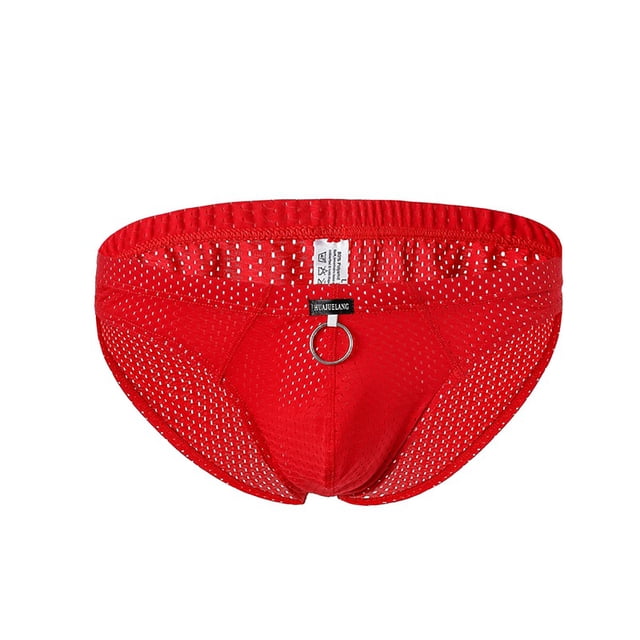 TIHLMK Men's Fashion Boxer Shorts Mesh Breathable Underpants