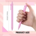 thumbnail image 3 of Retractable Ballpoint Pens 1.0Mm, Smooth Writing Cute Pens for Teacher and Stu-dent Appreciation Gifts, Medium Point Office Pens with Comfortable Grip, Schol Supplies, Pink, 3 of 9