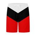 thumbnail image 3 of Diufon Men's Athletic Shorts Cotton Linen Drawstring Waisted Outdoor Sport Shorts Spring Summer Shorts with Pockets, 3 of 4