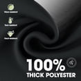 thumbnail image 3 of Table Cloth - Polyester Table Cloth for Rectangle Table, 60''x84'' Tablecloth, Decorative Tablecloths for Parties, Dinings, Picnics, Washable & Ironable, Black Black 60" X 84" Black 60" X 84", 3 of 5