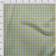 thumbnail image 3 of oneOone Tissu Georgette Viscose Imprimé Ikat Tourbillon au Mètre 42 Pouces de Large, 3 of 4