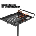 thumbnail image 4 of GloryStar 30" Heavy Duty Rolling Work Table, Adjustable Height Mobile Workbench on Wheels, 220 lbs Load for Crafting and Repairs, 4 of 5