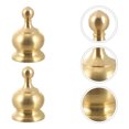 thumbnail image 3 of FRCOLOR Embouts de Lampe 2 Pcs Remplacement Bouton d'Éclairage Forme Couronne Chic, 1.18"X0.75"X0.75 Pouces, 3 of 5