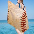 thumbnail image 2 of Sandproof Beach Blanket Lightweight Microfiber Beach Towel Super Lightweight Colorful Bath Towel Sandproof Beach Blanket Multi-Purpose Towel for Travel Swimming Pool 30X60 Inch, 2 of 3