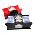 thumbnail image 1 of Manual Card Shuffler Poker Shuffle Machine Cards Holder Easy Hand Cranked System Card Shuffler Red, 1 of 5