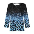 thumbnail image 4 of Cardigans pour Femmes T-shirt Ample Imprimé de Mode pour Femmes Blouse à Manches Longues Col Rond Hauts Décontractés Long Cardigan en Liquidation, 4 of 4