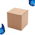 thumbnail image 3 of MasteelfCA 10pcs Kraft Paper Packing Box Delicate Storage Case Gift Packaging Tote Bags Durable Express Package Box (8x8x8cm), 3 of 8