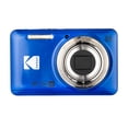 thumbnail image 2 of Kodak Pixpro FZ55 Digital Camera (Blue) Bundle Including: 128 GB Memory Card, Rechargeable Battery, Battery Charger, Flexible Tripod, Card Reader, Card Wallet, Hand Strap, Full Cleaning Kit, 2 of 7