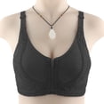 thumbnail image 1 of Pntutb Plus Size Clearance!Casual Sexy Front Button Shaping Cup Shoulder Strap Underwire Bra Plus Size Extra-Elastic Wirefree, 1 of 5