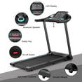 thumbnail image 3 of Superfit 2.25HP Electric Running Machine Treadmill Bluetooth Speaker APP Control, 3 of 10