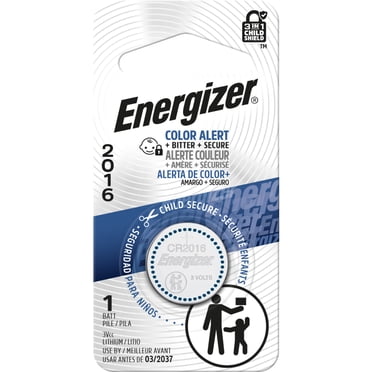 Energizer 2016 Lithium Coin Battery, 1-Pack
