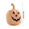 thumbnail image 2 of Handmade Terracotta Pumpkin Jack O'-Lantern a Hallowmas Handcrafted Gem for Home Festivities & Fall Decorations for Home, 2 of 7