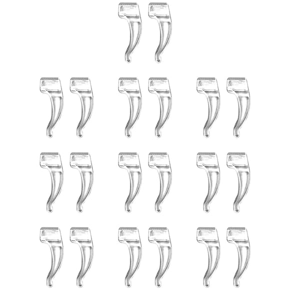 Cqxid Finger Cuff Under $5 Silicone Non Slip Ear Grip Hooks For Eye Glasses And Sunglasses 10 Pairs Choose Color