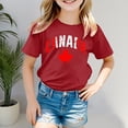 thumbnail image 2 of TZEWGL T-Shirts pour Nouveau-Né Été Manches Courtes Col Rond Imprimé Graphique Vêtements de Base pour Bébé Taille 3-4T, 2 of 4