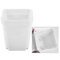 thumbnail image 2 of Peahefy Pot Basket Decor,Succulent Plant Pots,20pcs Mini Modern Succulent Plant Pots Small plastic Containers, Scrub square Pots, 2 of 8