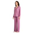 thumbnail image 4 of George Women's Notch Collar Pajama 2-Piece Set, 4 of 6