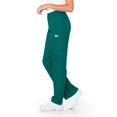 thumbnail image 4 of ScrubZone Women's Tall Full Elastic Waist Cargo Scrub Pant, 4 of 7