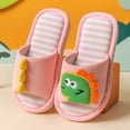 thumbnail image 2 of 2025 Cartoon Dinosaur Pattern House Dance Warm Up Booties Slippers for Open Bright Feet Lighted Slippers for Toe Comfort Slip on indoor Home Slippers for and Boys, 2 of 4