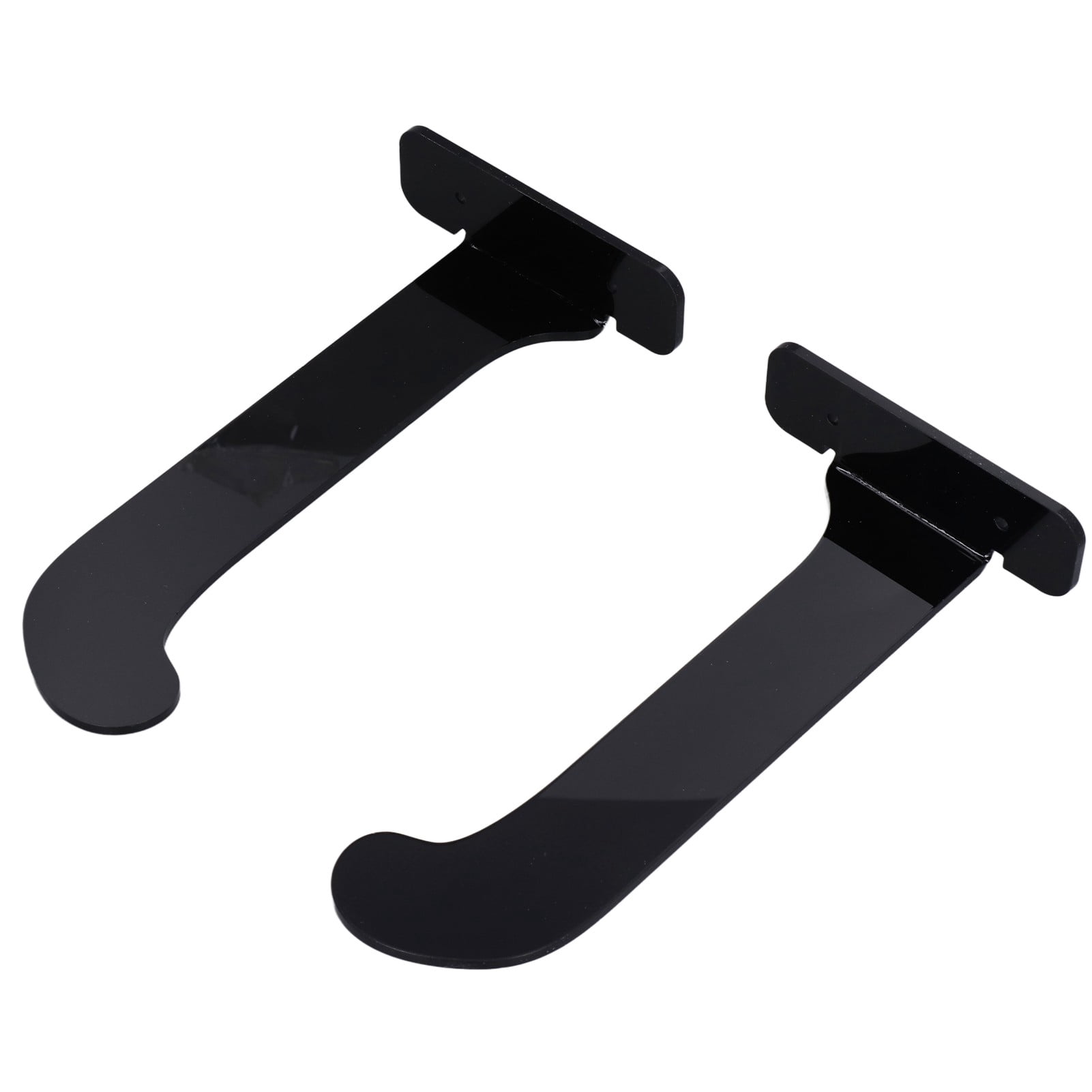 Yoga Mat Wall Hanger, Yoga Mat Wall Mount Holder  Waterproof with Screw for Bedroom for Gym Transparent,Black
