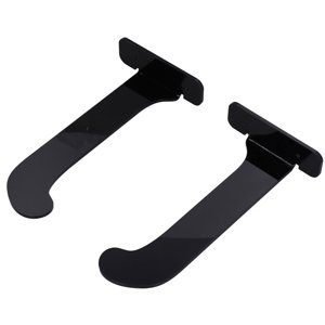 Yoga Mat Wall Hanger, Yoga Mat Wall Mount Holder  Waterproof with Screw for Bedroom for Gym Transparent,Black