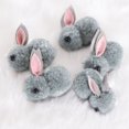 thumbnail image 2 of Ensemble de 5 Pcs de Mini Lapins en Peluche de Pâques - Décorations et Cadeaux, 2 of 4