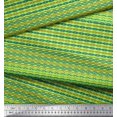 thumbnail image 3 of Soimoi Moss Georgette Fabric Filigree Damask Print Sewing Fabric Yard 42 Inch Wide, 3 of 3