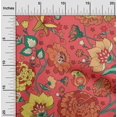 thumbnail image 2 of oneOone Polyester Spandex Red Fabric Asian Chinese Flower Sewing Craft Projects Fabric Prints By Yard 56 Inch Wide, 2 of 4