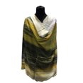 thumbnail image 1 of Pashmina-Style Printed Cotton Womens Shawl Green, 1 of 1