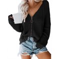thumbnail image 1 of Femmes Cardigan à Capuche Pull Zip Cardigan à Capuche Pull Zip Ample Top Femmes Cardigan à Capuche Femmes Casual Top Femmes Cardigan à Capuche Pull à Capuche Peau Douce Décontractée, 1 of 6