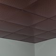 thumbnail image 5 of Fasade Miniquattro Vinyl 2ft x 2ft Lay In Ceiling Panel Oil Rubbed Bronze 5 Pack, 5 of 5