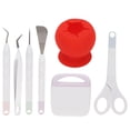 thumbnail image 3 of Ensemble d'Outils de Désherbage en Vinyle, Débris Clairs Ensemble d'Outils de Production DIY Anti-Déchirure pour Camées pour Silhouettes pour Lettrage Rouge, 3 of 8