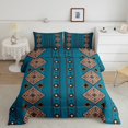 thumbnail image 1 of Erosebridal Tribal Aztec Bedding Twin Comforter Set, Triangle Geometry Down Comforter, Boho Theme Decor, Reversible 2pcs, 1 of 7