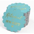 thumbnail image 4 of Inkdotpot Real Gold Foil Retirement Is Sweet Text Tags Favor Hang Paper Tags 100 Pieces, 4 of 6