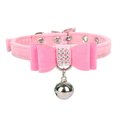 thumbnail image 1 of Velvet Elegant Collar Soft and Adjustable Bright Colors with Bell, 1 of 3