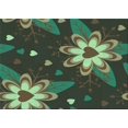 thumbnail image 1 of Ahgly Company Machine Washable Indoor Rectangle Transitional Dark Forest Green Area Rugs, 8' x 10', 1 of 7