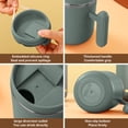 thumbnail image 4 of Offre Spéciale! Tasse en Acier Inoxydable avec Couvercle et Poignée 450 ml Tasse Réutilisable à Double Isolation pour la Maison, le Bureau et le Voyage Tasses à Café Tasses pour le Déjeuner, 4 of 6