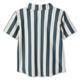 thumbnail image 2 of George Toddler Boys' Striped Button-Up Shirt, 2 of 2