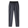 thumbnail image 1 of AherBiu Sweatpants For Men Fleece Lined Drawstring Elastic Waisted Straight Leg Pants With Pockets Casual Gym Workout Trousers, 1 of 7