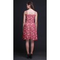 thumbnail image 3 of Bimba Robe Cocktail au-Dessus du Genou Smockée Florale pour Femmes Robe d'Été Fluide-TTG, 3 of 5