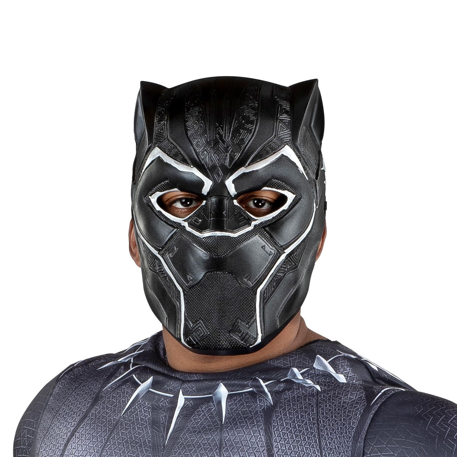Costume de Panthère Noire Adulte MARVEL - Combinaison Rembourrée et Masque en Plastique 3D