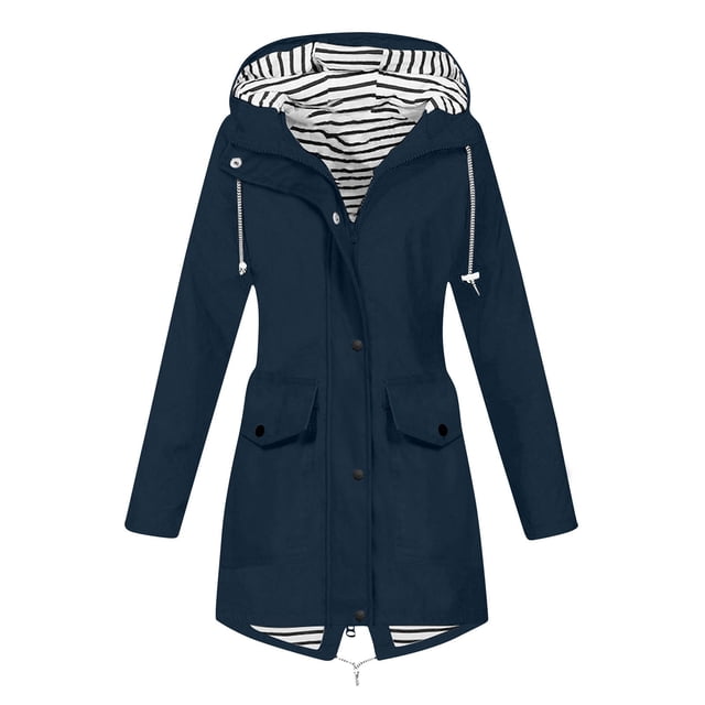 Veste Coupe-Vent pour Femme avec Capuche Amovible pour Activités de Plein Air d'Alpinisme et de Randonnée