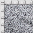 thumbnail image 2 of oneOone Polyester Spandex Light Gray Fabric Florals Sewing Material Print Fabric By The Yard 56 Inch Wide, 2 of 4