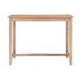 thumbnail image 2 of Linon Claridge Table de Pub en Bois Hauteur Comptoir, Brun Vieilli, 2 of 8